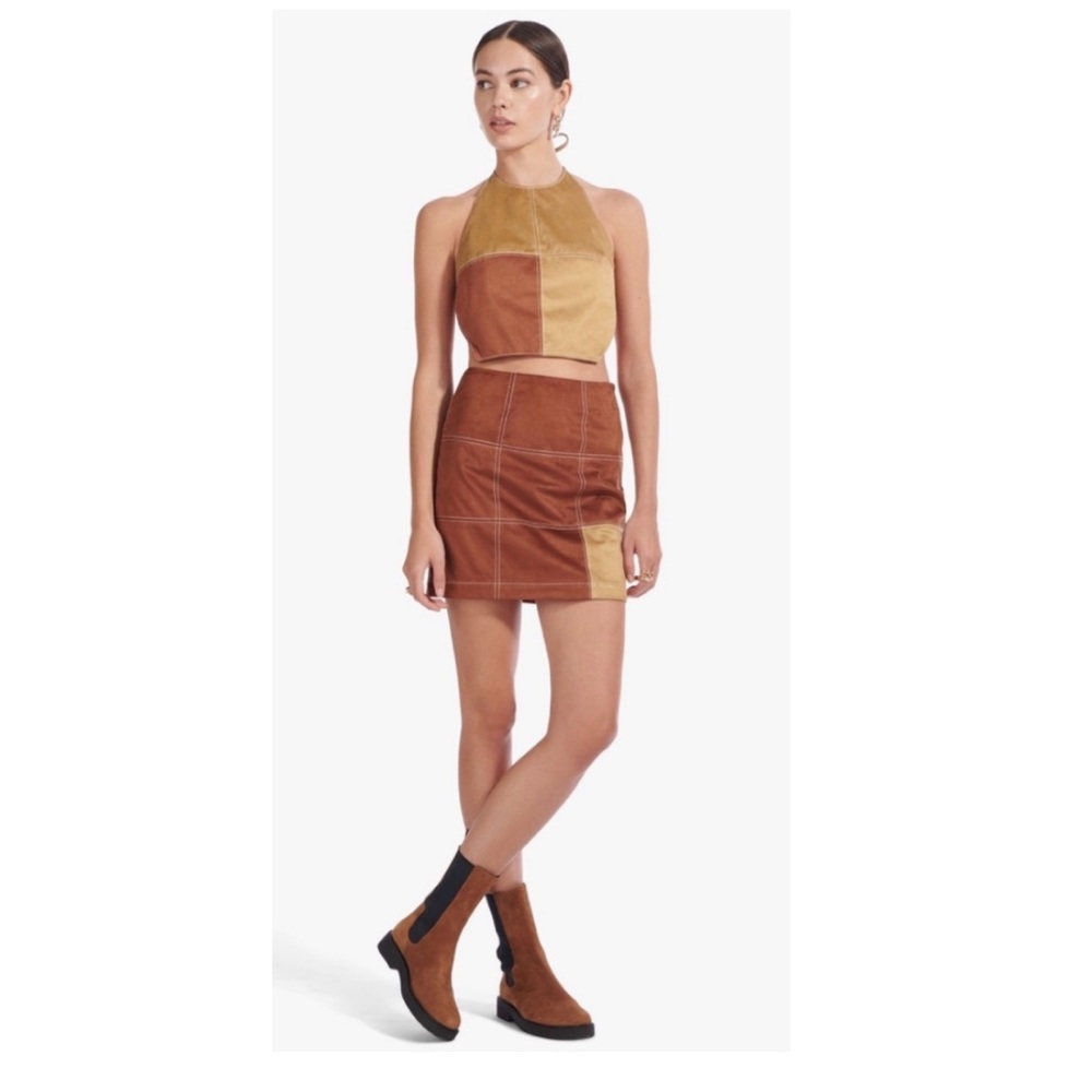 Staud Georgie Halter Tie Back Top- Large.